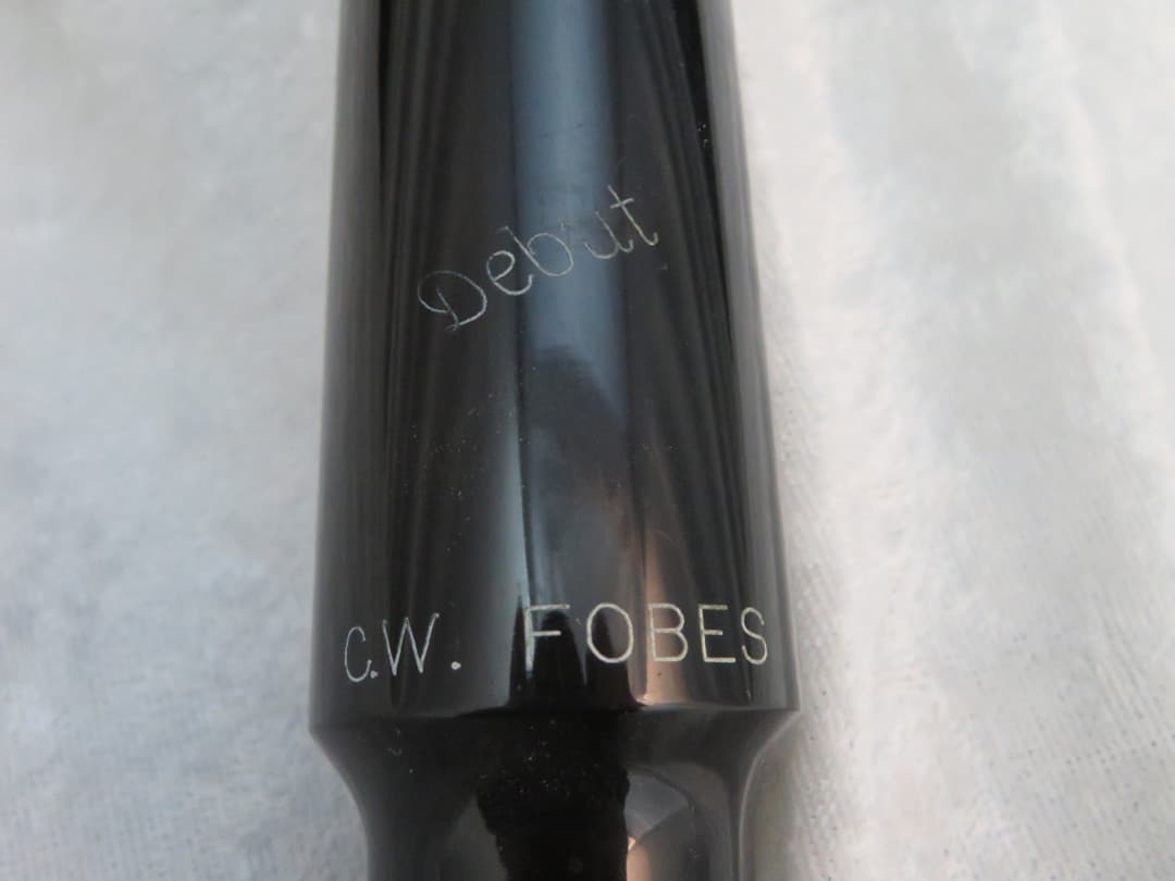 C.W. Fobes Debut Baritone Saxophone Mouthpiece Serial #isi9460-23