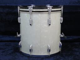 Slingerland 16 x 16 Marine Pearl Wood Kick Drum Serial #163918 Slingerland 16 x 16 Marine Pearl Wood Kick Drum Serial #163918
