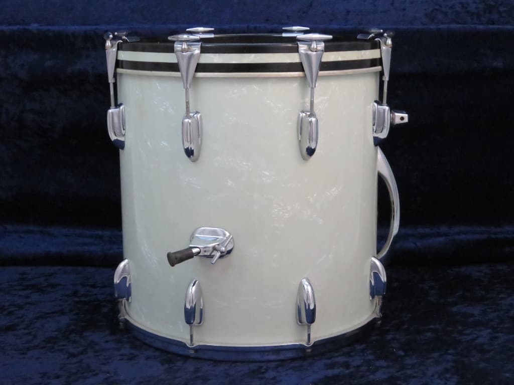 Slingerland 16 x 16 Marine Pearl Wood Kick Drum Serial #163918