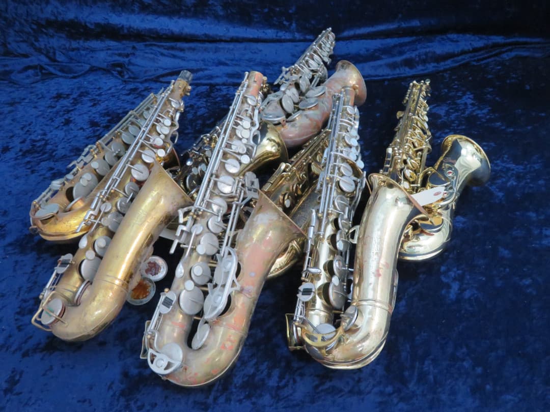 Lot of 8 Alto Saxophones