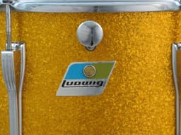 Ludwig No. 1167 12 x 17 Sparkling Gold Pearl Wood Tenor Drum Serial #isi11124 Ludwig No. 1167 12 x 17 Sparkling Gold Pearl Wood Tenor Drum Serial #isi11124