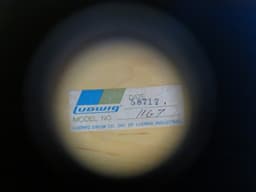 Ludwig No. 1167 12 x 17 Sparkling Gold Pearl Wood Tenor Drum Serial #isi11124 Ludwig No. 1167 12 x 17 Sparkling Gold Pearl Wood Tenor Drum Serial #isi11124