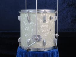 Rogers Holiday Model 14 x 14 White Marine Pearl Wood Floor Tom Serial #72507 Rogers Holiday Model 14 x 14 White Marine Pearl Wood Floor Tom Serial #72507