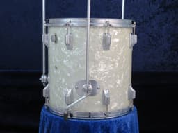 Rogers Holiday Model 14 x 14 White Marine Pearl Wood Floor Tom Serial #72507 Rogers Holiday Model 14 x 14 White Marine Pearl Wood Floor Tom Serial #72507