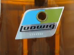 Ludwig 12 x 15 Amber Vistalite Marching Snare Drum Serial #1744332 Ludwig 12 x 15 Amber Vistalite Marching Snare Drum Serial #1744332