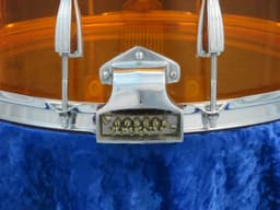 Ludwig 12 x 15 Amber Vistalite Marching Snare Drum Serial #1744332 Ludwig 12 x 15 Amber Vistalite Marching Snare Drum Serial #1744332