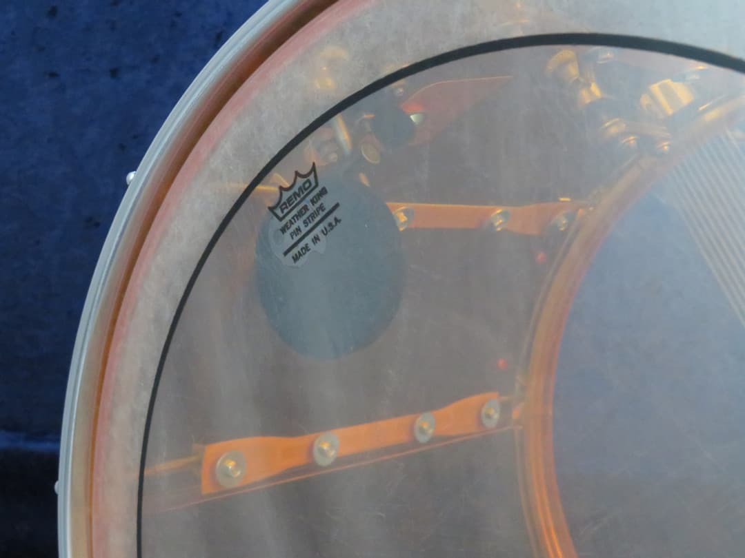 Ludwig 12 x 15 Amber Vistalite Marching Snare Drum Serial #1744332