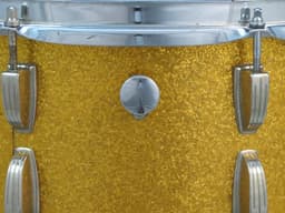 Ludwig 6.5 x 15 Sparkling Gold Pearl Wood Snare Drum Serial #isi8284 Ludwig 6.5 x 15 Sparkling Gold Pearl Wood Snare Drum Serial #isi8284