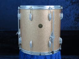 Gretsch 16 x 16 Champagne Sparkle Wood Floor Tom Serial #isi11120 Gretsch 16 x 16 Champagne Sparkle Wood Floor Tom Serial #isi11120