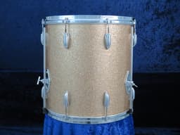 Gretsch 16 x 16 Champagne Sparkle Wood Floor Tom Serial #isi11120 Gretsch 16 x 16 Champagne Sparkle Wood Floor Tom Serial #isi11120