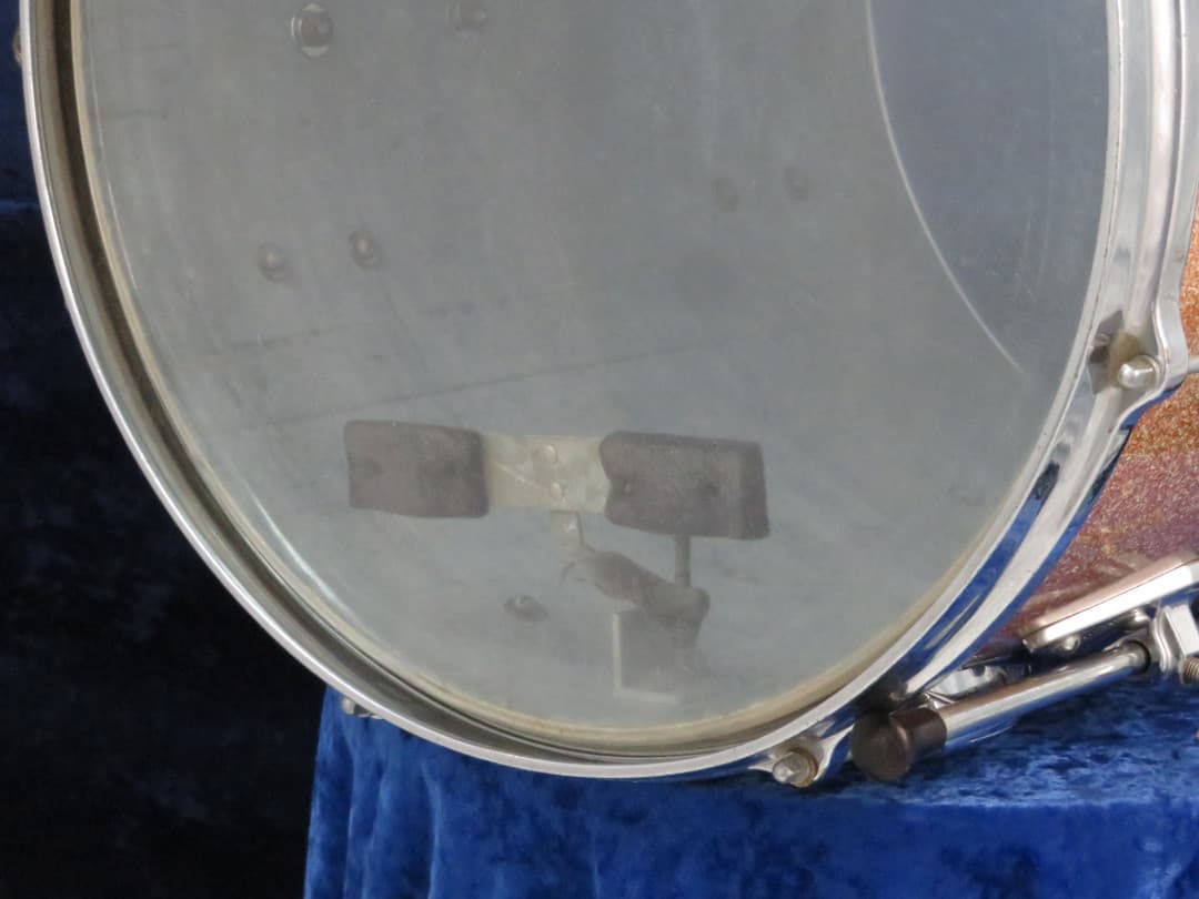 Gretsch 16 x 16 Champagne Sparkle Wood Floor Tom Serial #isi11120
