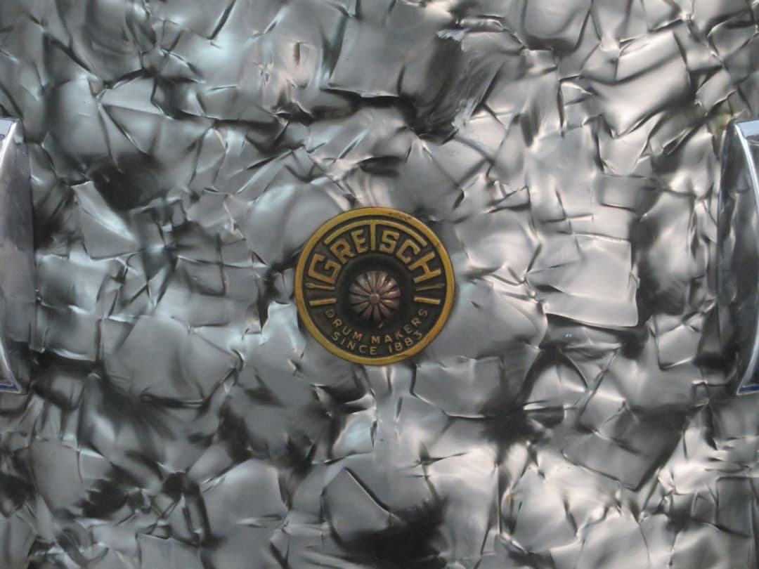 Gretsch Model 4425 8 x 12 Black Pearl Wood Tom Tom Serial #11514