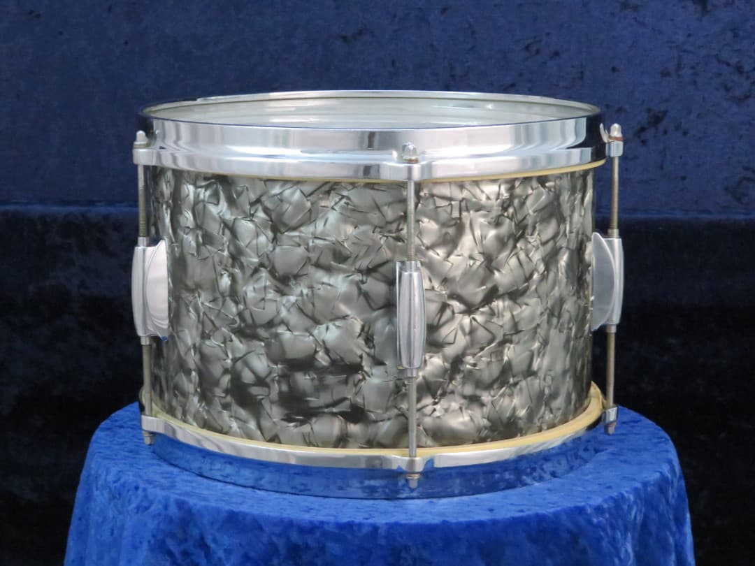 Gretsch Model 4425 8 x 12 Black Pearl Wood Tom Tom Serial #11514