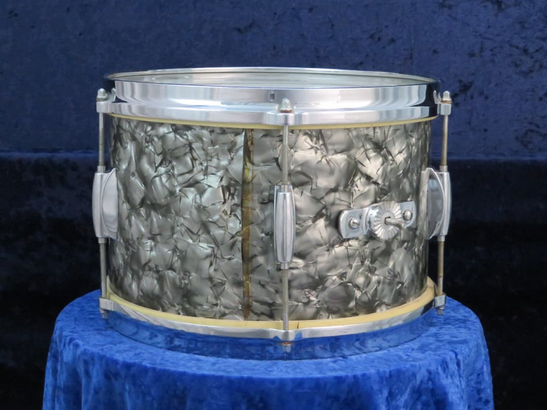 Gretsch Model 4425 8 x 12 Black Pearl Wood Tom Tom Serial #11514