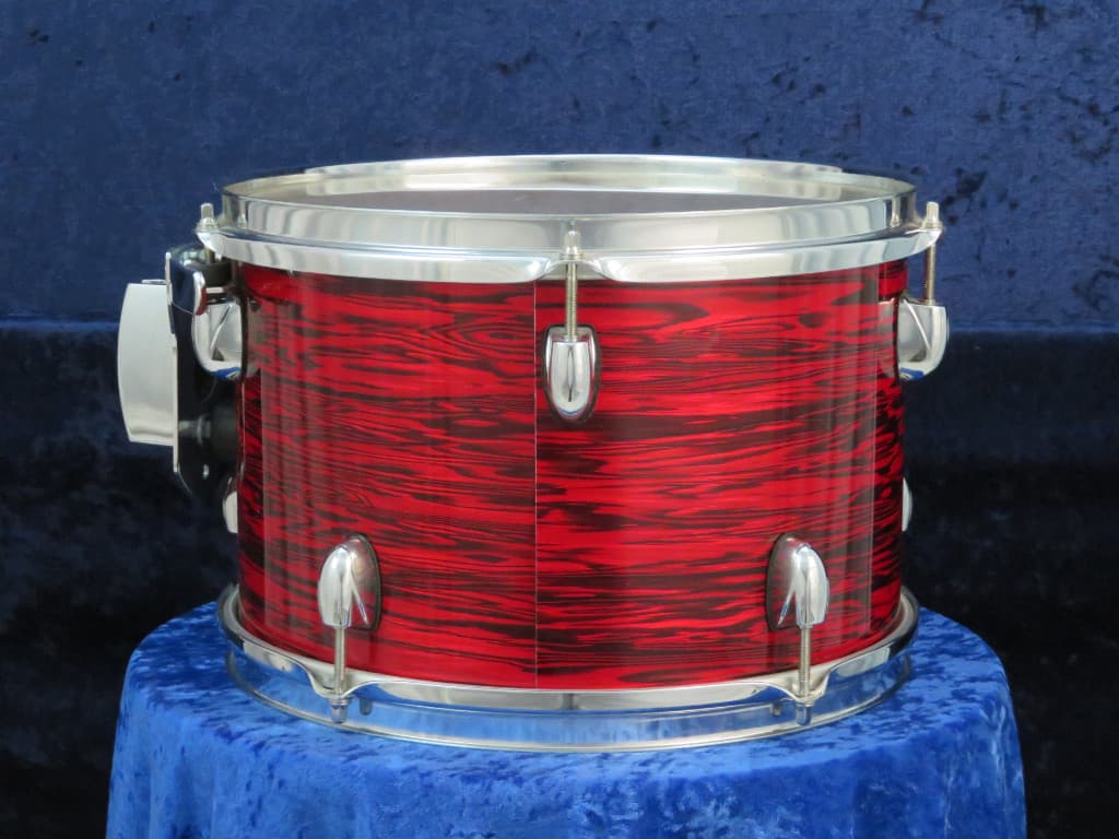 Gretsch Catalina Club 8 x 12 Ruby Red Pearl Wood Tom Tom Serial #isi11555
