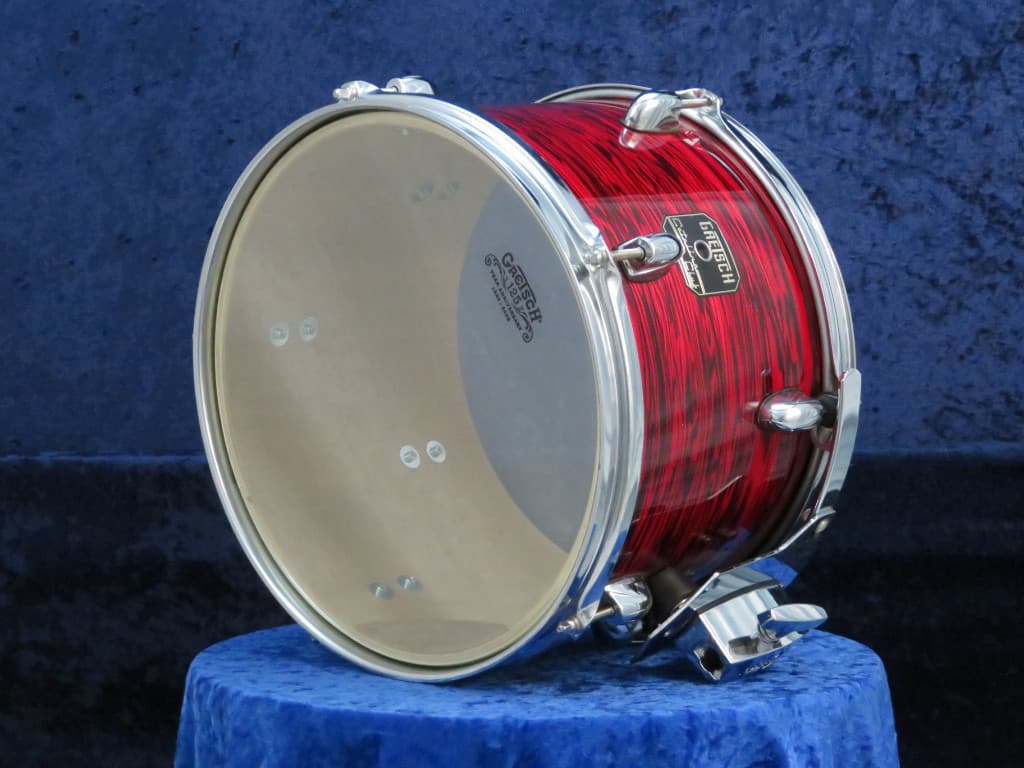 Gretsch Catalina Club 8 x 12 Ruby Red Pearl Wood Tom Tom Serial #isi11555