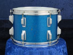 Rogers Holiday Model 8 x 12 Sparkling Blue Pearl Wood Tom Tom Serial #85336 Rogers Holiday Model 8 x 12 Sparkling Blue Pearl Wood Tom Tom Serial #85336