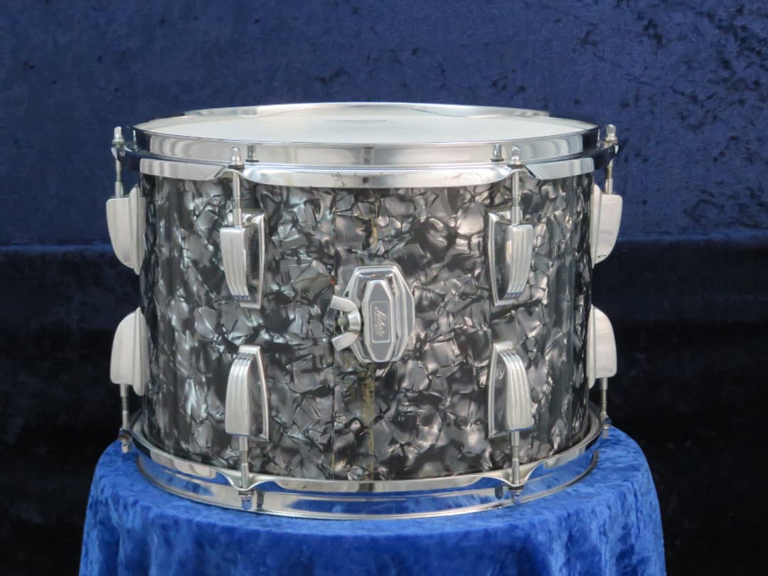 Ludwig 9 x 13 Black Diamond Pearl Wood Tom Tom Serial #1858411