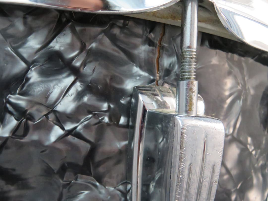 Ludwig 9 x 13 Black Diamond Pearl Wood Tom Tom Serial #1858411