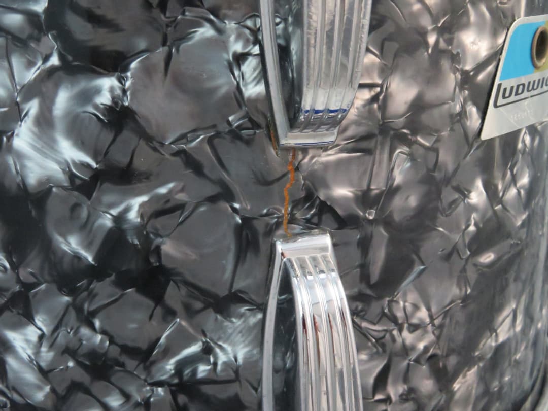 Ludwig 9 x 13 Black Diamond Pearl Wood Tom Tom Serial #1858411