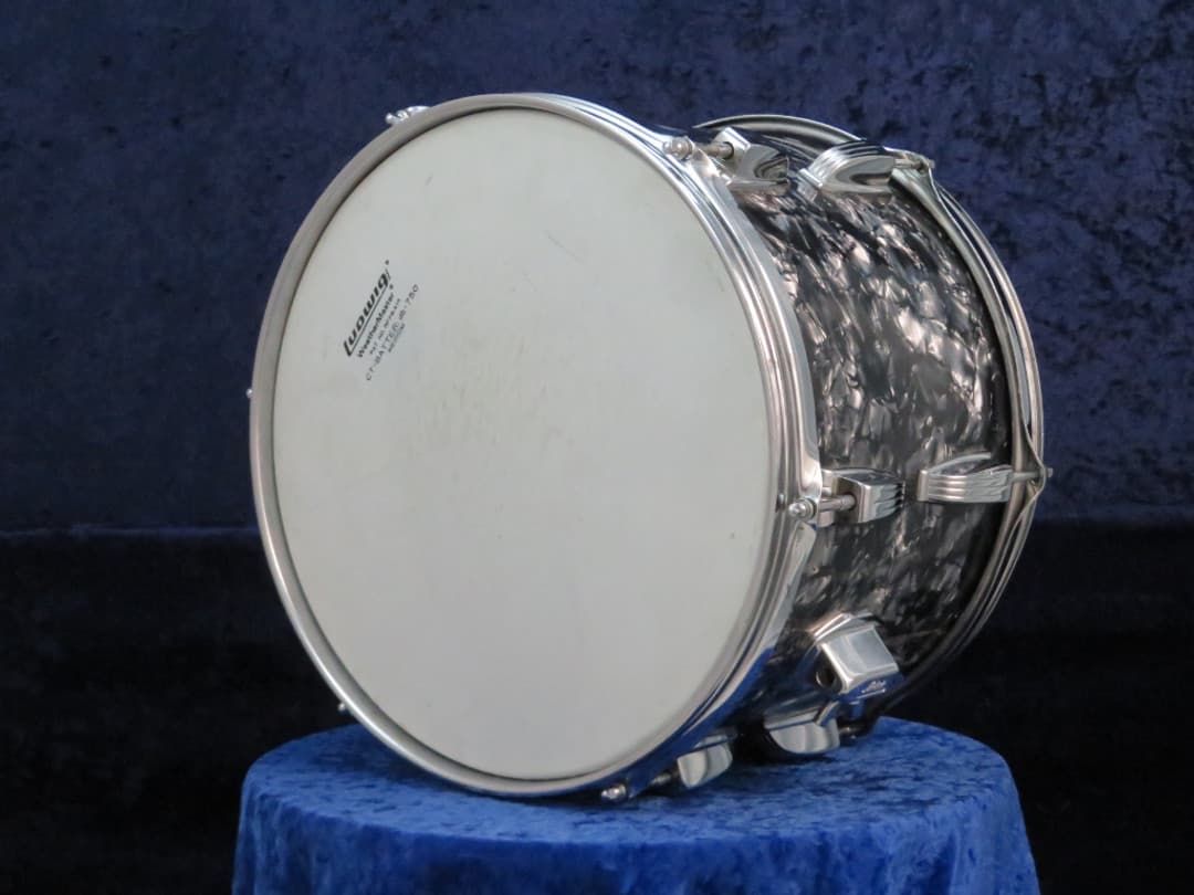 Ludwig 9 x 13 Black Diamond Pearl Wood Tom Tom Serial #1858411