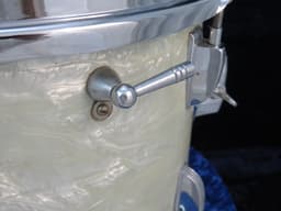 Ludwig 8 x 12 White Marine Pearl Wood Tom Tom Serial #219334 Ludwig 8 x 12 White Marine Pearl Wood Tom Tom Serial #219334