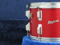 Rogers Holiday Model 8 x 12 Sparkling Red Pearl Wood Tom Tom Serial #6090 Rogers Holiday Model 8 x 12 Sparkling Red Pearl Wood Tom Tom Serial #6090