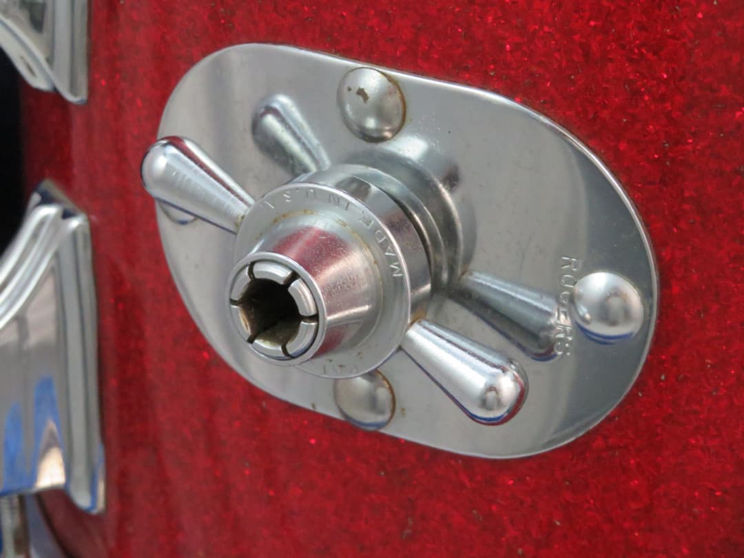 Rogers Holiday Model 8 x 12 Sparkling Red Pearl Wood Tom Tom Serial #6090