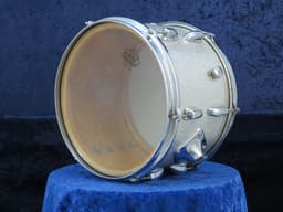Slingerland 8 x 12 Sparkling Silver Pearl Wood Tom Tom Serial #52140 Slingerland 8 x 12 Sparkling Silver Pearl Wood Tom Tom Serial #52140
