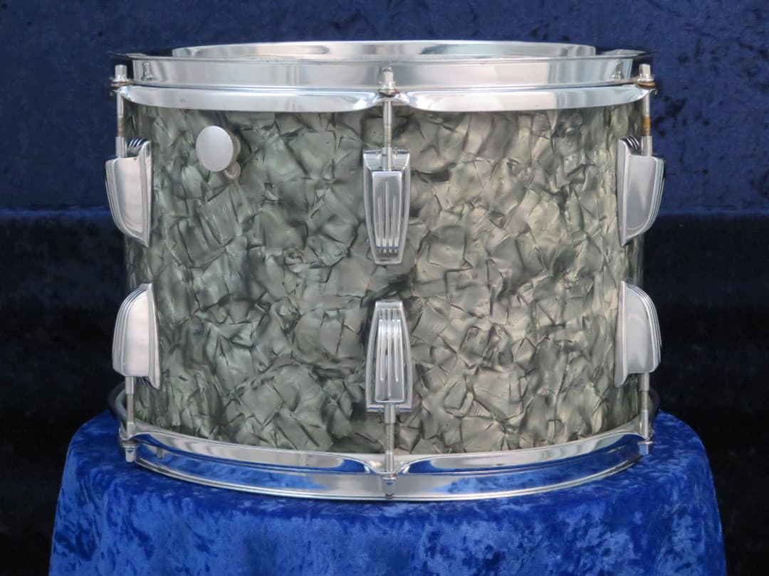 Ludwig 9 x 13 Black Diamond Pearl Wood Tom Tom Serial #1175160