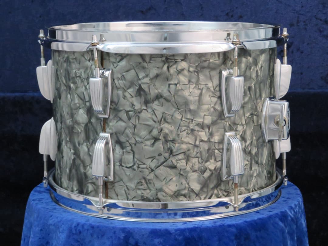 Ludwig 9 x 13 Black Diamond Pearl Wood Tom Tom Serial #1175160