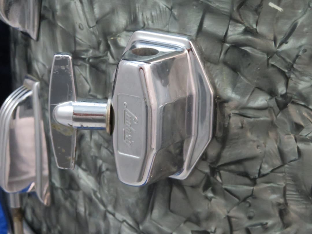 Ludwig 9 x 13 Black Diamond Pearl Wood Tom Tom Serial #1175160