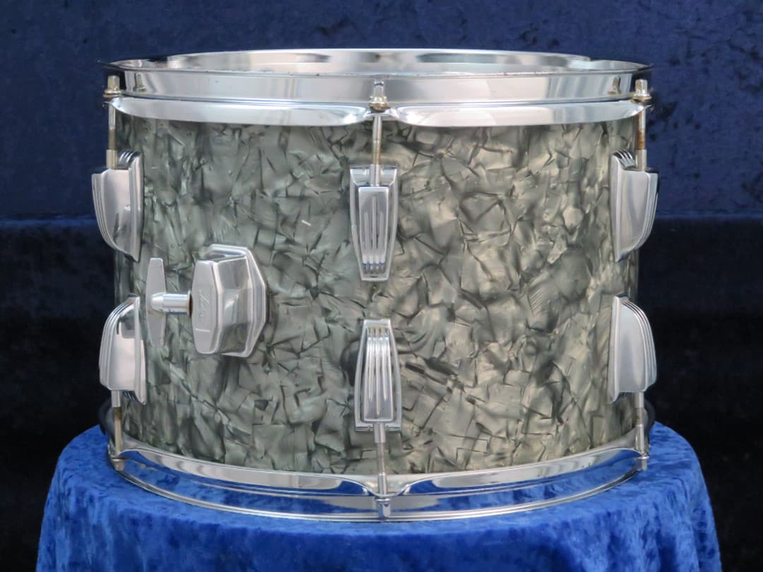 Ludwig 9 x 13 Black Diamond Pearl Wood Tom Tom Serial #1175160