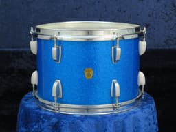 Ludwig 8 x 12 Sparkling Blue Pearl Wood Tom Tom Serial #isi11542 Ludwig 8 x 12 Sparkling Blue Pearl Wood Tom Tom Serial #isi11542