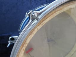 Ludwig 8 x 12 Sparkling Blue Pearl Wood Tom Tom Serial #isi11542 Ludwig 8 x 12 Sparkling Blue Pearl Wood Tom Tom Serial #isi11542