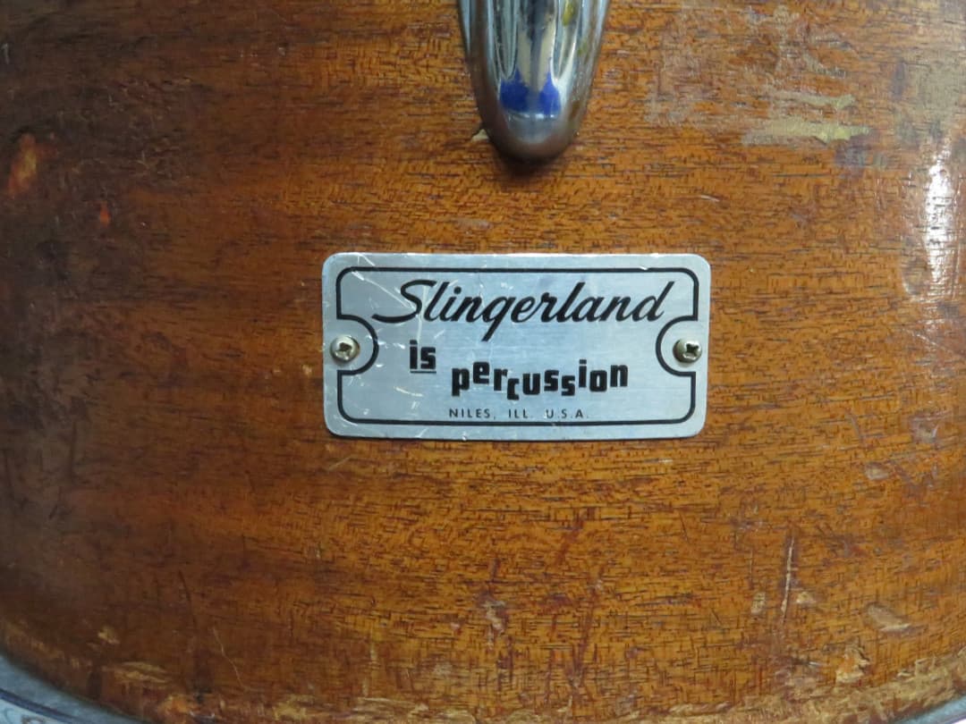 Slingerland Set of 3 12" 13" 14" Wood Tri/Concert Toms Serial #isi9233-9