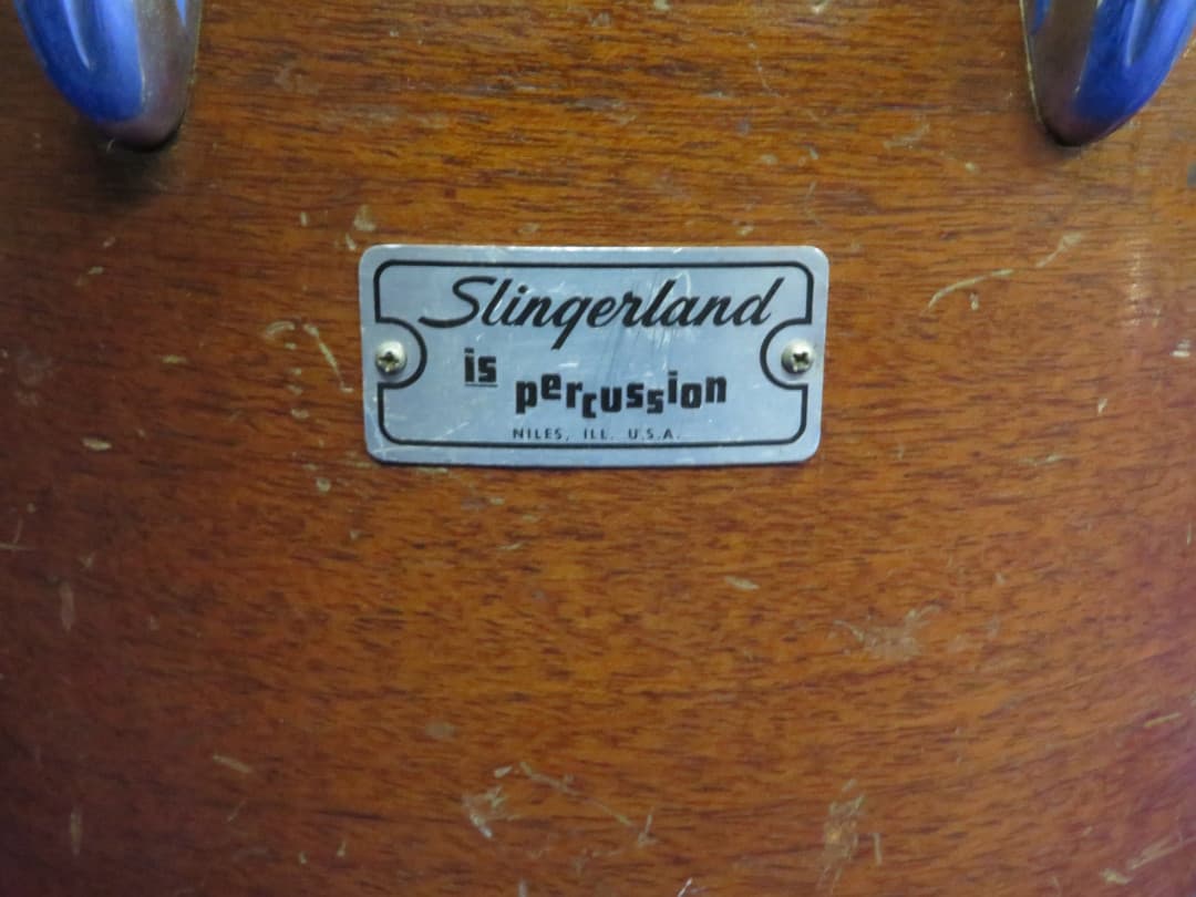 Slingerland Set of 3 12" 13" 14" Wood Tri/Concert Toms Serial #isi9233-9