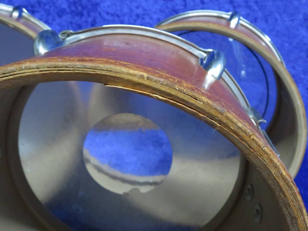 Slingerland Set of 3 12" 13" 14" Wood Tri/Concert Toms Serial #isi9233-9