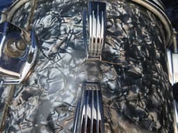 Ludwig 4 Piece Black Diamond Pearl Wood Drum Set Serial #1557581 Ludwig 4 Piece Black Diamond Pearl Wood Drum Set Serial #1557581
