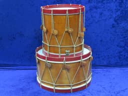 Eames Company Colonial 8 Piece Wood Rope Pull Set of Drums Serial #isi11733 Eames Company Colonial 8 Piece Wood Rope Pull Set of Drums Serial #isi11733