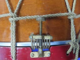 Eames Company Colonial 8 Piece Wood Rope Pull Set of Drums Serial #isi11733 Eames Company Colonial 8 Piece Wood Rope Pull Set of Drums Serial #isi11733