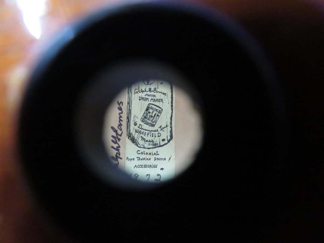 Eames Company Colonial 8 Piece Wood Rope Pull Set of Drums Serial #isi11733