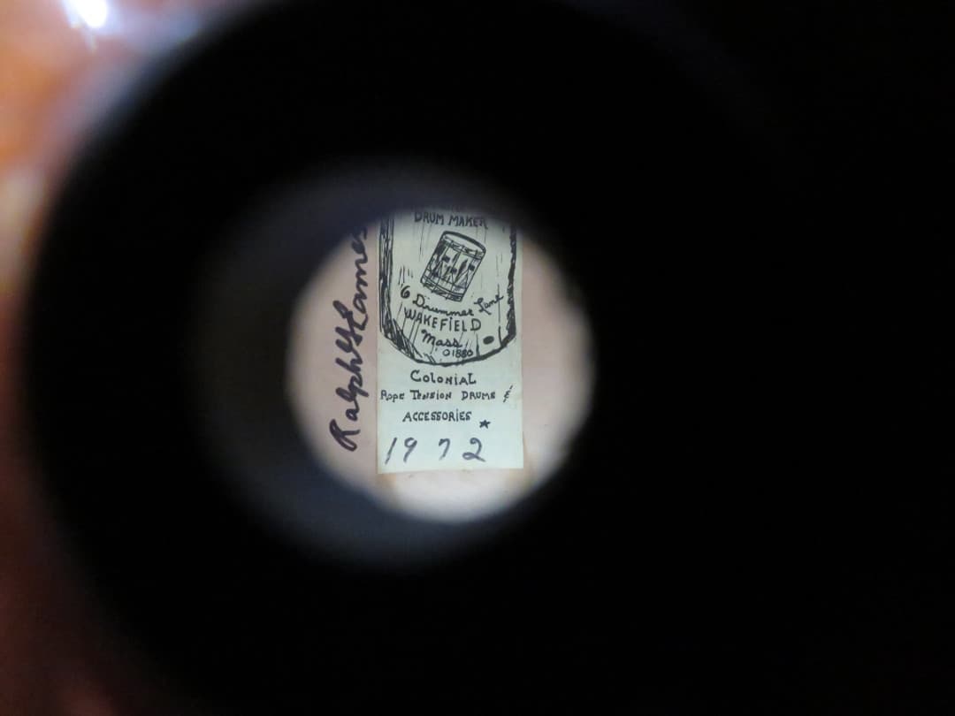 Eames Company Colonial 8 Piece Wood Rope Pull Set of Drums Serial #isi11733