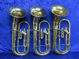 Lot of 3 Conn Baritone Horns Serial #K39125 Lot of 3 Conn Baritone Horns Serial #K39125