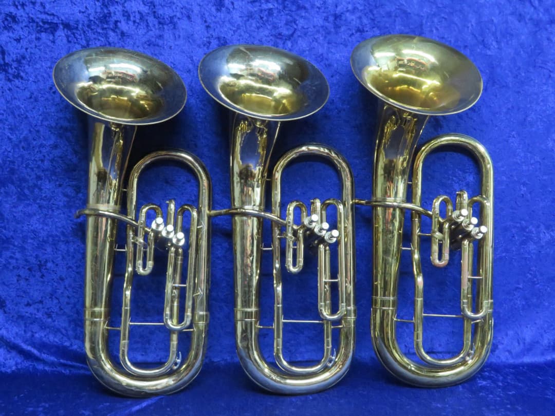 Lot of 3 Conn Baritone Horns Serial #K39125 Lot of 3 Conn Baritone Horns Serial #K39125