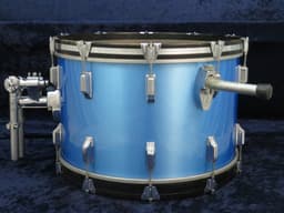 Rogers 4 Piece Pacific Blue Wood Drum Set Serial #D739599 Rogers 4 Piece Pacific Blue Wood Drum Set Serial #D739599