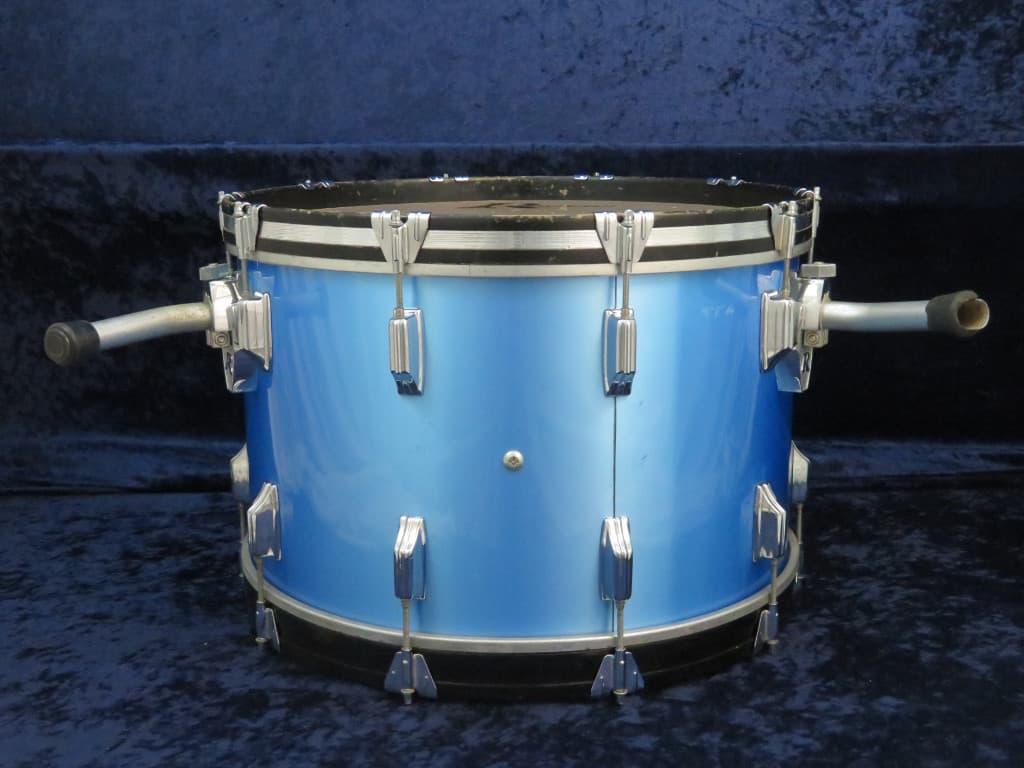 Rogers 4 Piece Pacific Blue Wood Drum Set Serial #D739599