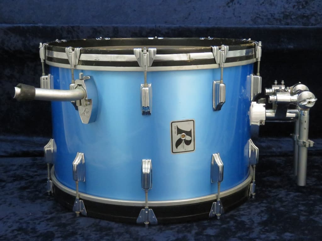 Rogers 4 Piece Pacific Blue Wood Drum Set Serial #D739599