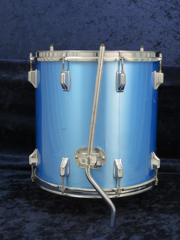 Rogers 4 Piece Pacific Blue Wood Drum Set Serial #D739599