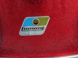 Ludwig 4 Piece Sparkling Red Pearl Wood Drum Set Serial #3042918 Ludwig 4 Piece Sparkling Red Pearl Wood Drum Set Serial #3042918